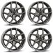 Borbet 4 Jantes Modèle Y 7.0x17 pouce ET40 5x112 TITAM pour Aiways U5