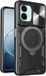 Techsuit Hoesje geschikt voor Oppo A6/A6x - CamGuard Pro Back Cover - Zwart