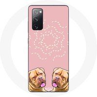 Maniacase Hoesje voor Samsung Galaxy S20 FE Dogue de Bordeaux symmetrische foto