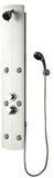 DP Bath Douchepaneel met hydromassage (PVC), 1 stuks, zilver, Hidro Pascua