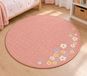 baby best Ø90cm Kinderteppich mit Blumen "Meerjungfrau"