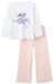 Zippy Pyjama à manches longues blanc, rose 6-7 ans fille