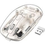 Hoco GM29 Souris sans fil, 1600DPI, BT / Wi-Fi, Blanc