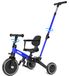 Tricycle en plastique pour enfants, bleu, adapté aux tout-petits de 1 à 3 ans