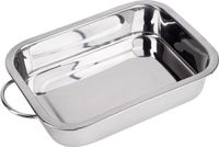 Renberg Lasagneschaal - Bakvorm - RVS - 32 x 23 x 6.3 cm - 4 Liter