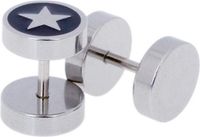 LGT JWLS Lookinggoodtoday Heren oorbellen Fake Ear Plug Star