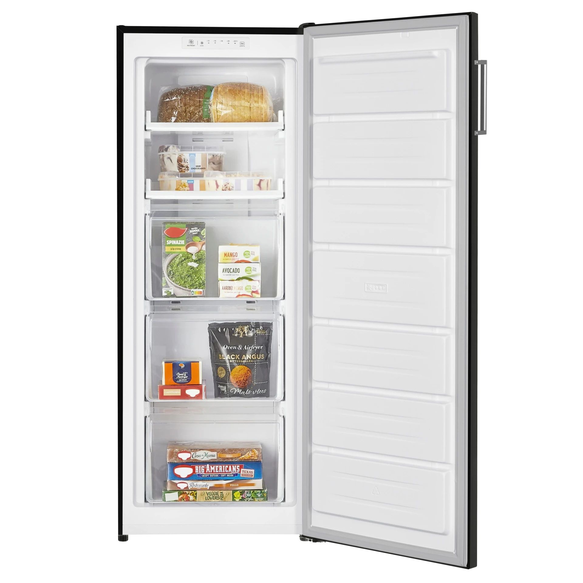 Inventum VR1430B - Vrijstaande Vrieskast - No Frost - 161 liter - Zwart