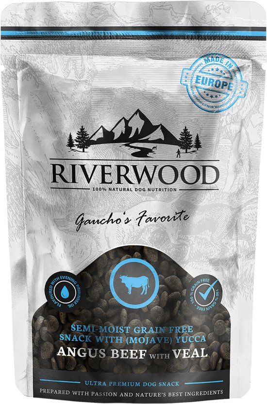 Riverwood Gaucho's Favorite Beef & Veal Semi-moist Snack - 200g