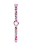 Hip Hop Analoog horloge 'Clori' lichtblauw / geel / rosa / wit