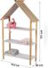 Judy Fornord import distribution BIBLIOTHEQUE DESIGN MAISON AVEC 3 ETAGERES White Wood 131 cm