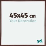 yd. Cadre photo 45x45 cm Plastique Marron Annecy