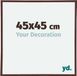 yd. Cadre photo 45x45 cm Plastique Marron Annecy