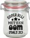 Bellatio Decorations Voorraadpot/Snoeppot - Oom - Glas - 720 ml