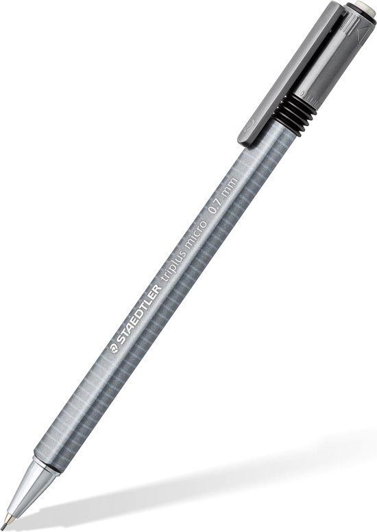 Staedtler Triplus micro 0.7mm Vulpotlood - 10 stuks - Grijs