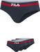 FILA - Gekleurde Waistband Urban Brief | 3-Pack | Dames Slip | Maat M - Navy