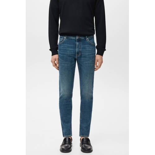 Mango Man skinny jeans changeant blauw