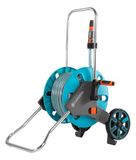 GARDENA CleverRoll M set: Slangenwagen met 20 m Classic slang, tuinspuit en clipbevestiging voor opbergen, nadruppelstop, zwengelkant vrij te kiezen (18513-20), 73.7 x 47.8 x 89.9 centimeter
