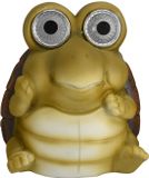 Pro Garden Schildpad Solar Beeldje - Mix Kleuren - 12 cm - Polystone