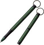 Space Pen Backpacker Space Pen, Groen Geanodiseerd Aluminium met Sleutelhanger (#BP/GR)