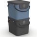 Rotho Albula afvalscheiders - set van 2 - 40L - zwart/blauw
