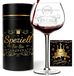 Verre à vin set pour 30e anniversaire avec boîte cadeau