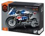 MECHANICAL MASTER - Kit de construction : Voiture de course, bleu, 542 pièces