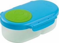 b.box Snackbox - Mini bentobox met 2 Lekvrije Vakken - Oceaanbries
