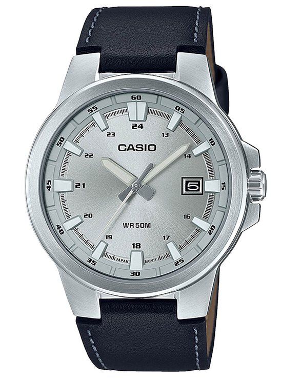 Casio Collection MTP-E173L-7AVEF Horloge - Zwart - Ø 41 mm - Heren