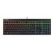 CHERRY MX 2.0S, mechanisch gamingtoetsenbord met RGB-verlichting, Frans indeling (AZERTY), bedraad, ontworpen in Duitsland, Originele MX RED-schakelaars, zwart