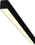 BES LED Lineaire LED Hanglamp - 120cm - Zwart - 40W - 3000K Warm Wit