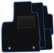 auto-matten MOLTICO Complete set velours vloermatten geschikt voor Volvo S40 II 2004-2012 - blauwe afwerking