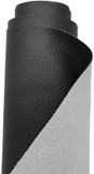 T.a Express Premium gekorreld waterdicht imitatieleer stof verkocht per meter - 200 cm x 140 cm (zwart)
