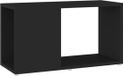 vidaXL Tv-meubel 60x24x32 cm bewerkt hout zwart