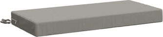 vidaXL - Coussin de banc - SOEST - 100% Polyester - Gris - 80 x 40 x 8 cm