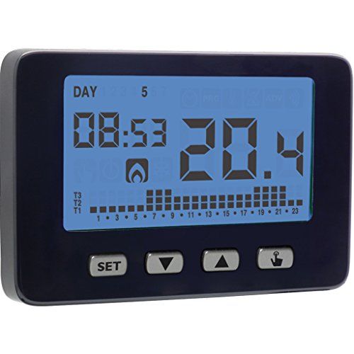 VEMER ve726600 Thermostaat, zwart