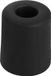 Deltafix Deurbuffer - deurstopper - zwart - rubber - 35 x 30 mm - schroefbevestiging