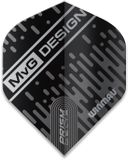Winmau Michael van Gerwen Prism Delta Black/Grey - Dart Flights