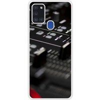 Samsung Galaxy A21S Versterkt hard hoesje - ontwerp dj mixer