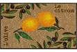 wash+dry Le Citron Decoratieve deurmat Binnen Rechthoekig Meerkleurig 75 x 120 cm