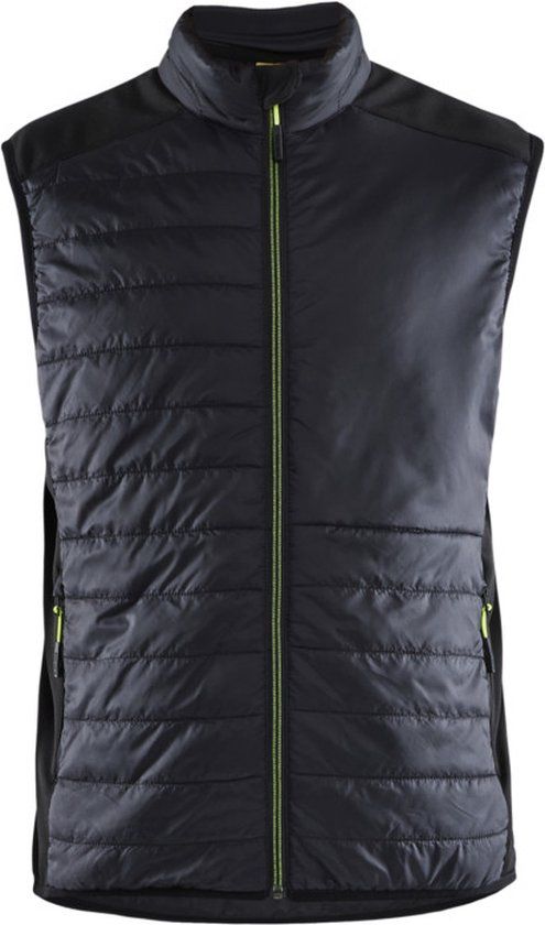 Blåkläder Gevoerde bodywarmer 3863-2030 - Zwart/High Vis Geel - XL