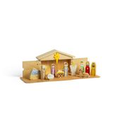 BigJigs houten kerststal set - educatief speelgoed kerstmis