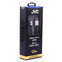 JVC Micro HDMI Cable 1.5m - Gold Connectors