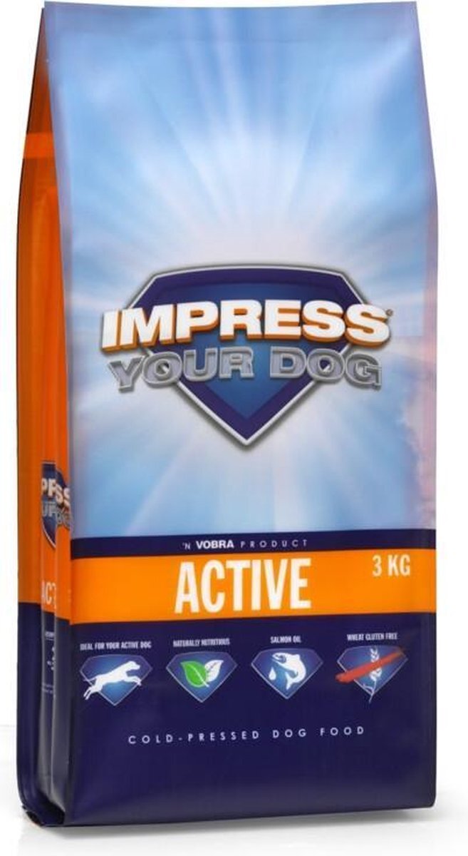 Impress your dog Hondenvoer Adult Active 3 kg