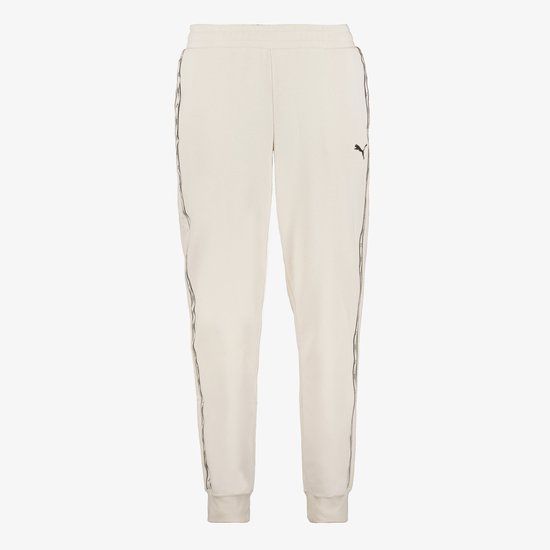 Puma ESS Tape heren joggingbroek cremekleurig - Beige - Maat L