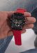 Guess Phoenix Multifunctioneel Horloge Rood Kast Gemaakt Van 100% Polycarbonaat En Een Armband Van 100% Siliconen 42 GW0203G4, GW0203G9