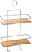 5five Zeephouder - bruin - bamboe - 14x14x12 cm - met zuignap - zeepbakje