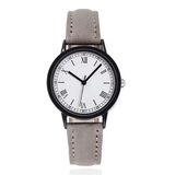 LGT JWLS LGT Quartz horloge grijs met zwarte kast en witte wijzerplaat