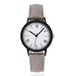 LGT JWLS LGT Quartz horloge grijs met zwarte kast en witte wijzerplaat