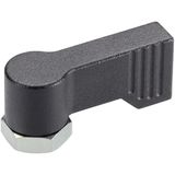 HALDER 24101.0232 draaireep, zwart, d1 = 17 mm