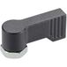 HALDER 24101.0232 draaireep, zwart, d1 = 17 mm